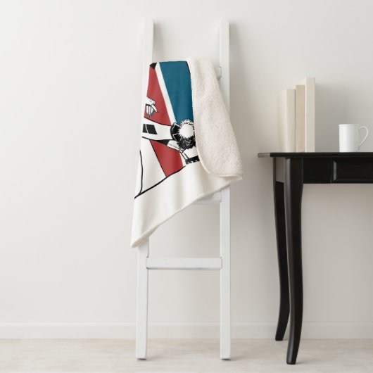 Harley Quinn - Laten we gaan surfen Sherpa Deken (In situ)