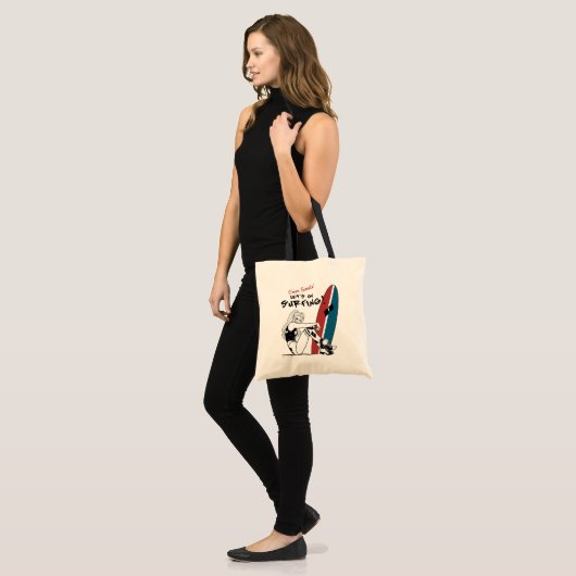 Harley Quinn - Laten we gaan surfen Tote Bag (Voorkant (model))