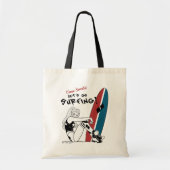 Harley Quinn - Laten we gaan surfen Tote Bag (Voorkant)
