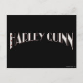 Harley Quinn - Logo Briefkaart (Voorkant)
