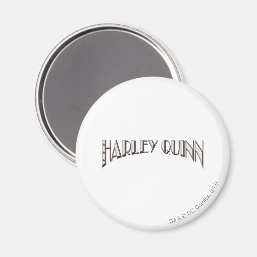 Harley Quinn - Logo Magneet (Voorkant / Achterkant)