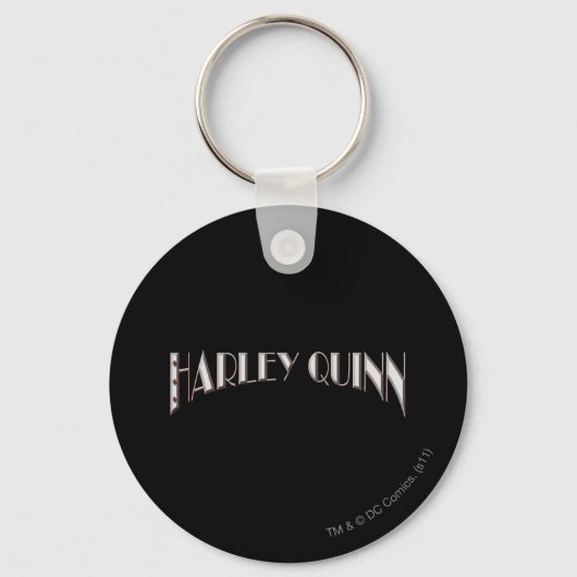 Harley Quinn - Logo Sleutelhanger (Voorkant)
