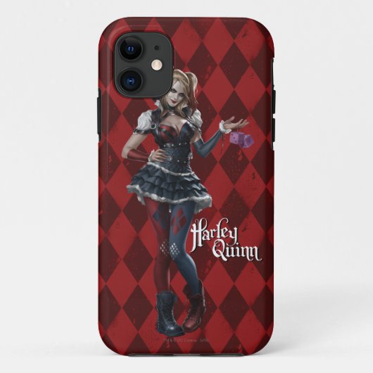 Harley Quinn met Fuzzy Dice Case-Mate iPhone Case (Achterkant)