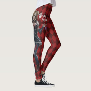 Harley Quinn met Fuzzy Dice Leggings