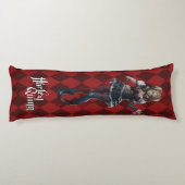 Harley Quinn met Fuzzy Dice Lichaamskussen (Achterkant)