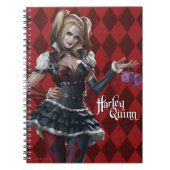 Harley Quinn met Fuzzy Dice Notitieboek (Voorkant)