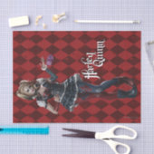 Harley Quinn met Fuzzy Dice Tissuepapier (Craft)