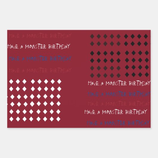 Harley Quinn Monster Birthday Wrapping Paper (Voorkant 2)