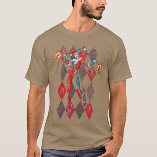 Harley Quinn Pow Pow vriend T-shirt (Voorkant)