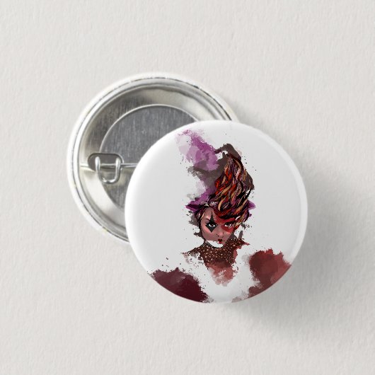Harley Quinn  Ronde Button 3,2 Cm (Voorkant /achterkant)