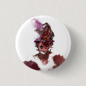 Harley Quinn  Ronde Button 3,2 Cm (Voorkant)