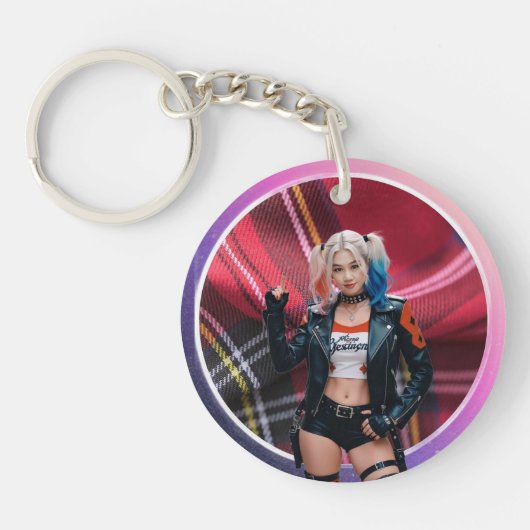 Harley Quinn Sleutelhanger (Voorkant)