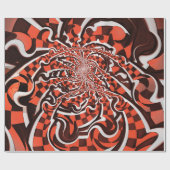 Harley Quinn's peppermint Candycan Kust Fractals Cadeaupapier (Vlak)