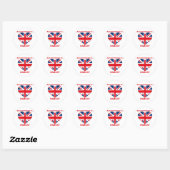 Harley Ronde Sticker (Vel)