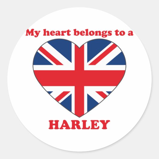 Harley Ronde Sticker (Voorkant)