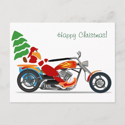 „harleyKerstmis" Feestdagenkaart (Voorkant)