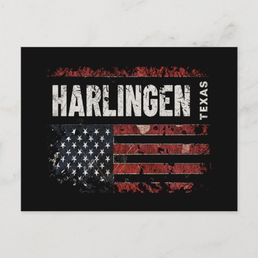 Harlingen Texas Briefkaart (Voorkant)