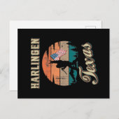Harlingen Texas Briefkaart (Voorkant / Achterkant)