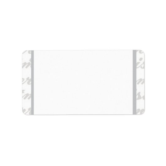 Harlock - Vrolijk kerstfeest in het grijs - Adrese Etiket (Voorkant)