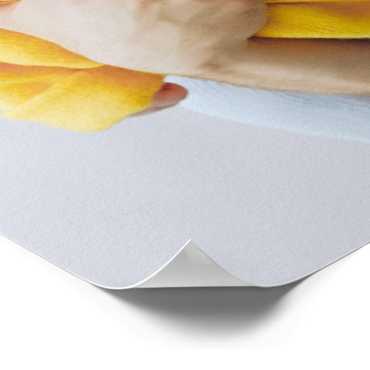 HARLOW 1st Birthday Milestone Infografisch 18x24 Poster (Hoek)