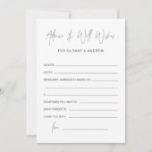 HARLOW Advies en het allerbeste voor Bruid en Brui Kaart (Voorkant)