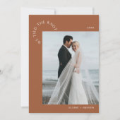 HARLOW bruiloft Elopement We gebonden de knoop - S Kaart (Voorkant)