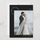 HARLOW bruiloft Elopement We Tied The Knot - Zwart Kaart (Voorkant)