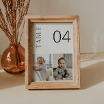 HARLOW Childhood Photo Table Number Kaart<br><div class="desc">Harlow Collectie - een perfecte combinatie van schone verfijning en moderne flair. Het is ontworpen met een modern scriptlettertype dat stijl en elegantie uitsluit. Elk product in het collectie is doordacht gemaakt om een blik te tonen die zowel tijdloos als trendloos is.</div>