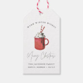 HARLOW Cozy Hot Cocaca Kerstfamilie - Labels met c Cadeaulabel (Voorkant)