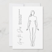 HARLOW denk dat de Kaart van het dress Vrijgezelle (Voorkant)