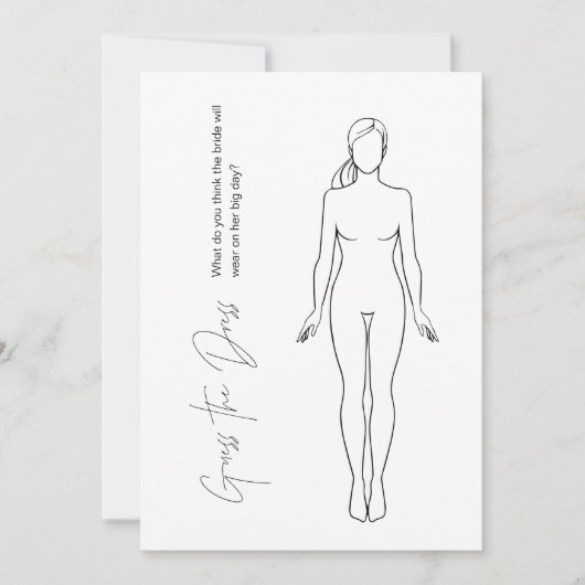 HARLOW denk dat de Kaart van het dress Vrijgezelle (Voorkant)