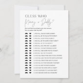 HARLOW die het zei Kaart van mama of papa Baby (Voorkant)