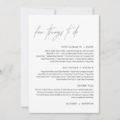 HARLOW Fun Dingen om een welkomstbrief te doen Kaart (Voorkant)