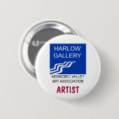 Harlow Gallery Artist Button (Voorkant /achterkant)