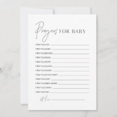 HARLOW gebeden voor advies van de Kaart Baby showe (Voorkant)