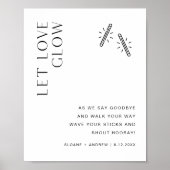 HARLOW Glow Stick Weddenschap Verzenden van teken Poster (Voorkant)