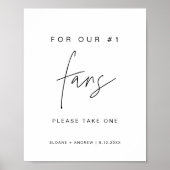 HARLOW Huwelijks Waaiers Handtekening Poster (Voorkant)