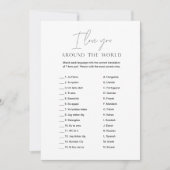 HARLOW Ik hou van je rond de World Bridal Game Kaa Kaart (Voorkant)