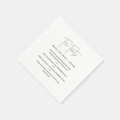 HARLOW Leuke Feiten Over Bruid & bruidegom (set va Servet (Hoek)