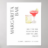HARLOW Margarita Bar Sign Poster (Voorkant)
