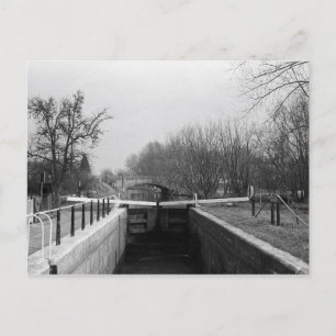 Harlow Mill lock, Essex, Verenigd Koninkrijk Briefkaart