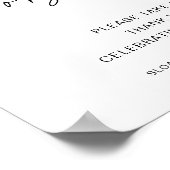 HARLOW minimalist Weddenschappen Poster (Hoek)