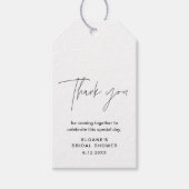 HARLOW Minimalistisch Vrijgezellenfeest dank u Cadeaulabel (Voorkant)