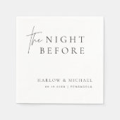 HARLOW Modern De avond voor het repetitiediner Servet (Voorkant)