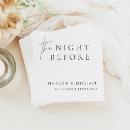 HARLOW Modern De avond voor het repetitiediner Servet