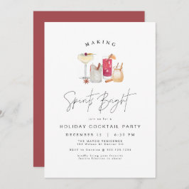 HARLOW Modern Holiday Cocktail kerst Kaart