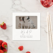 HARLOW Modern Minimalist We doen bruiloft Servet (Insitu)