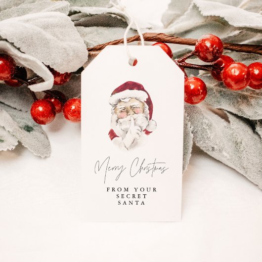 HARLOW Modern Secret Santa Gift Exchange Cadeaulabel