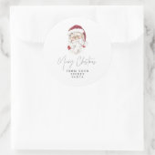 HARLOW Modern Secret Santa Gift Exchange Ronde Sticker (Tas)