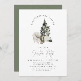 HARLOW Modern Secret Santa Gift Exchange-uitnodigi Kaart